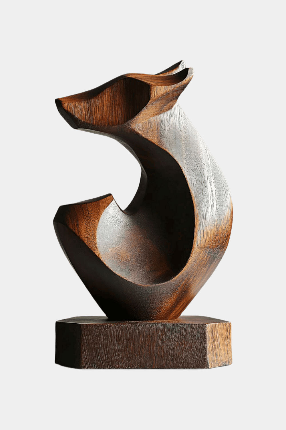 Abstract Wooden Animal Sculpture #ACF 040
