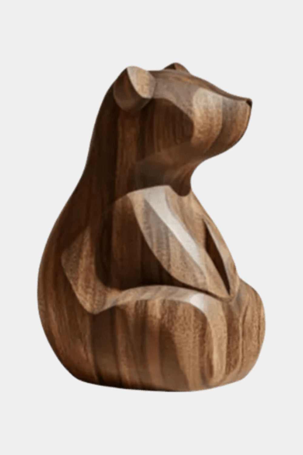 Minimalist Wooden Bear Sculpture #ACF 062