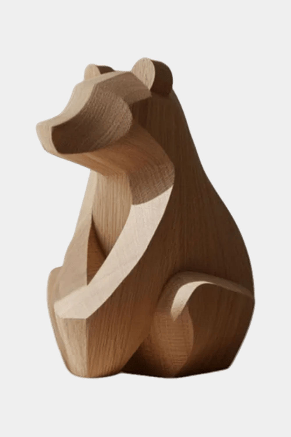 Minimalist Wooden Hugging Bear #ACF 064