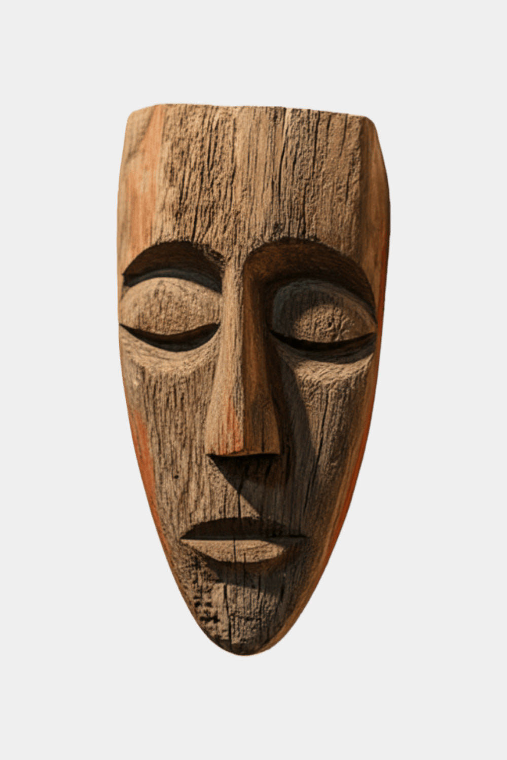 Large Rustic Wooden Mask #ACF 013