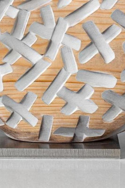 Curved Abstract Wooden Sculpture #AWS 024