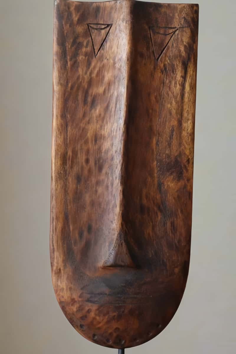 Abstract Wooden Mask Sculpture #AWS 022
