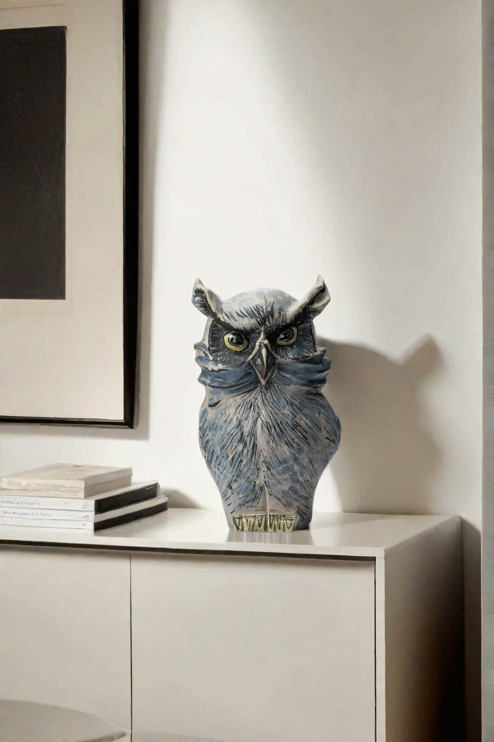 Large Neutral Owl Decor #ACF 020