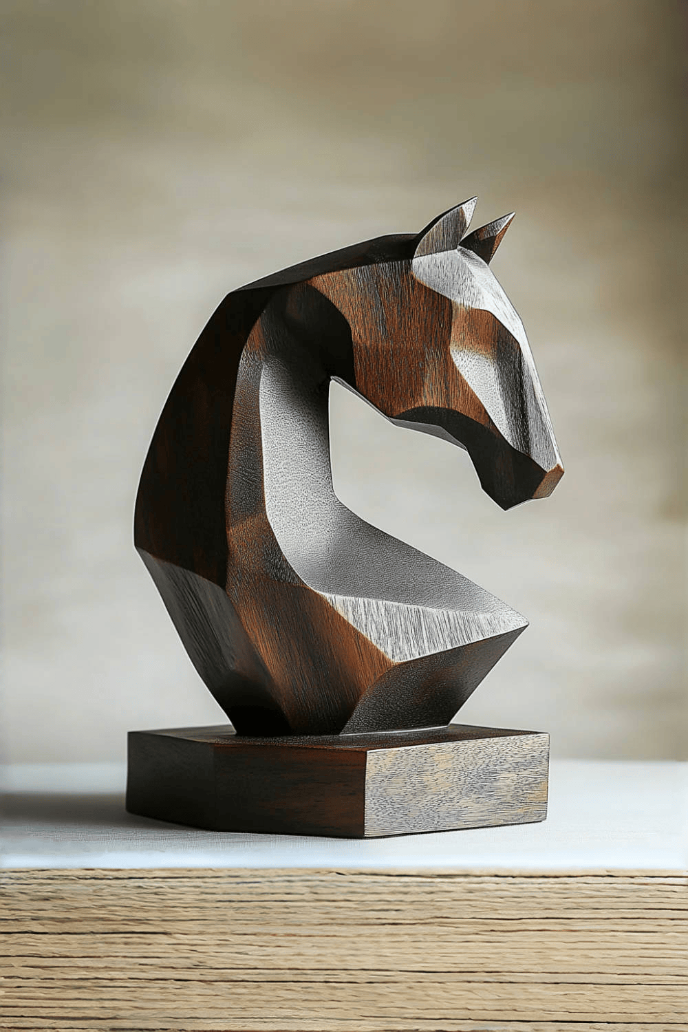 Abstract Horse Head Sculpture #ACF 037