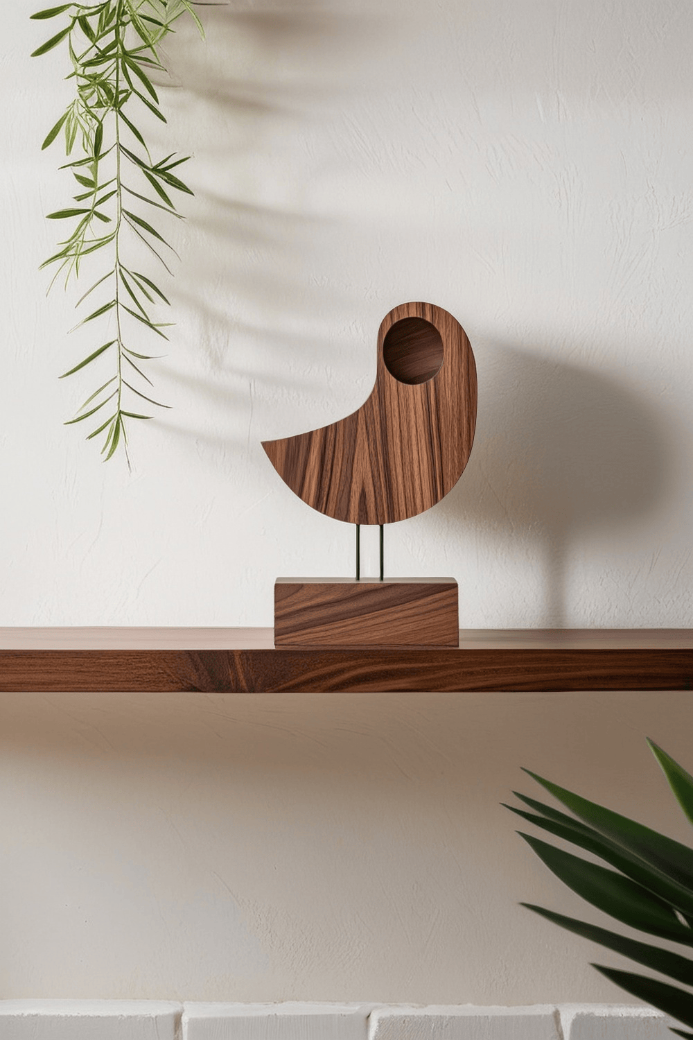 Abstract Wooden Bird Sculpture #ACF 059
