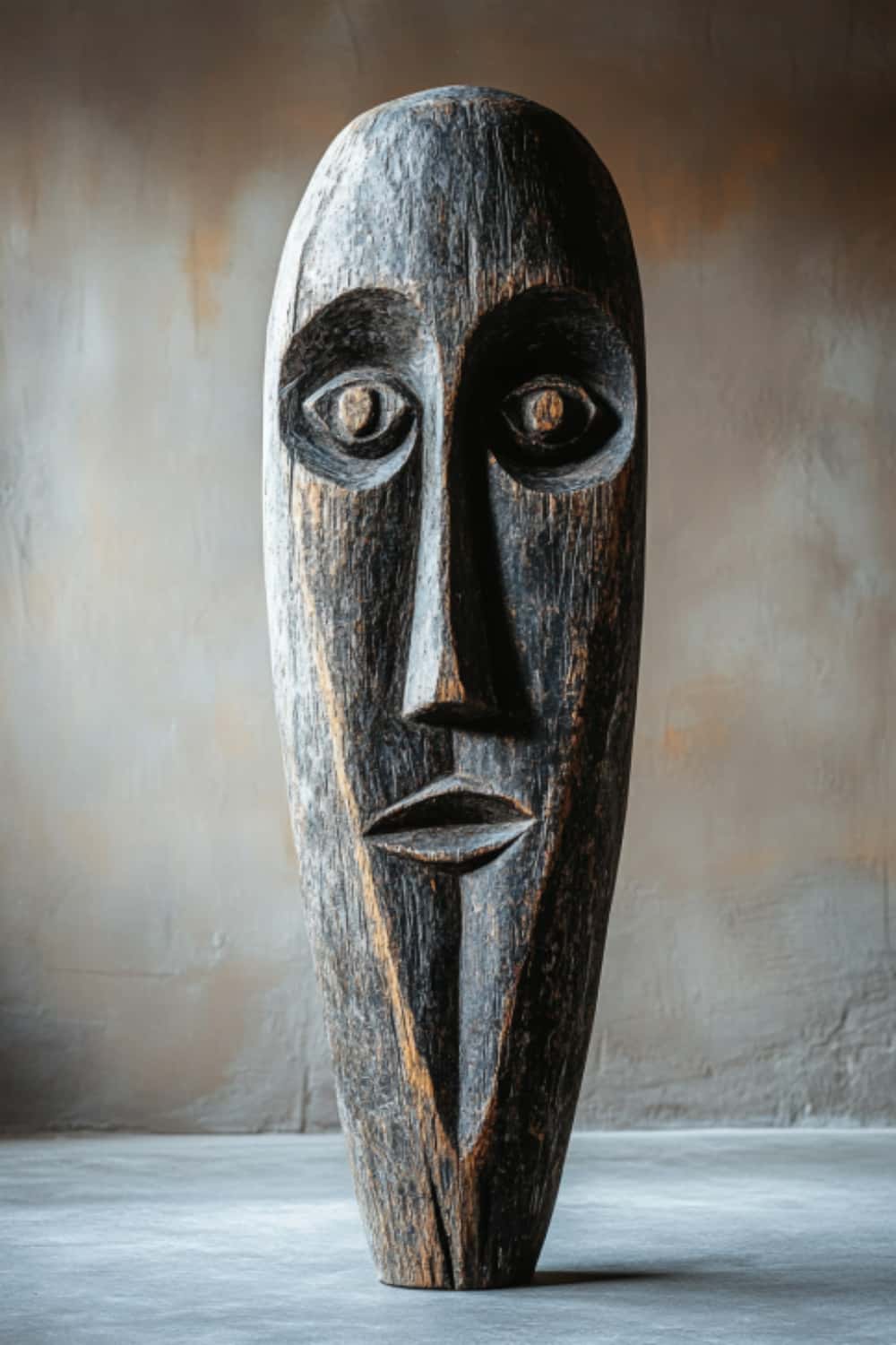 Large Tribal Wooden Mask #ACF 009