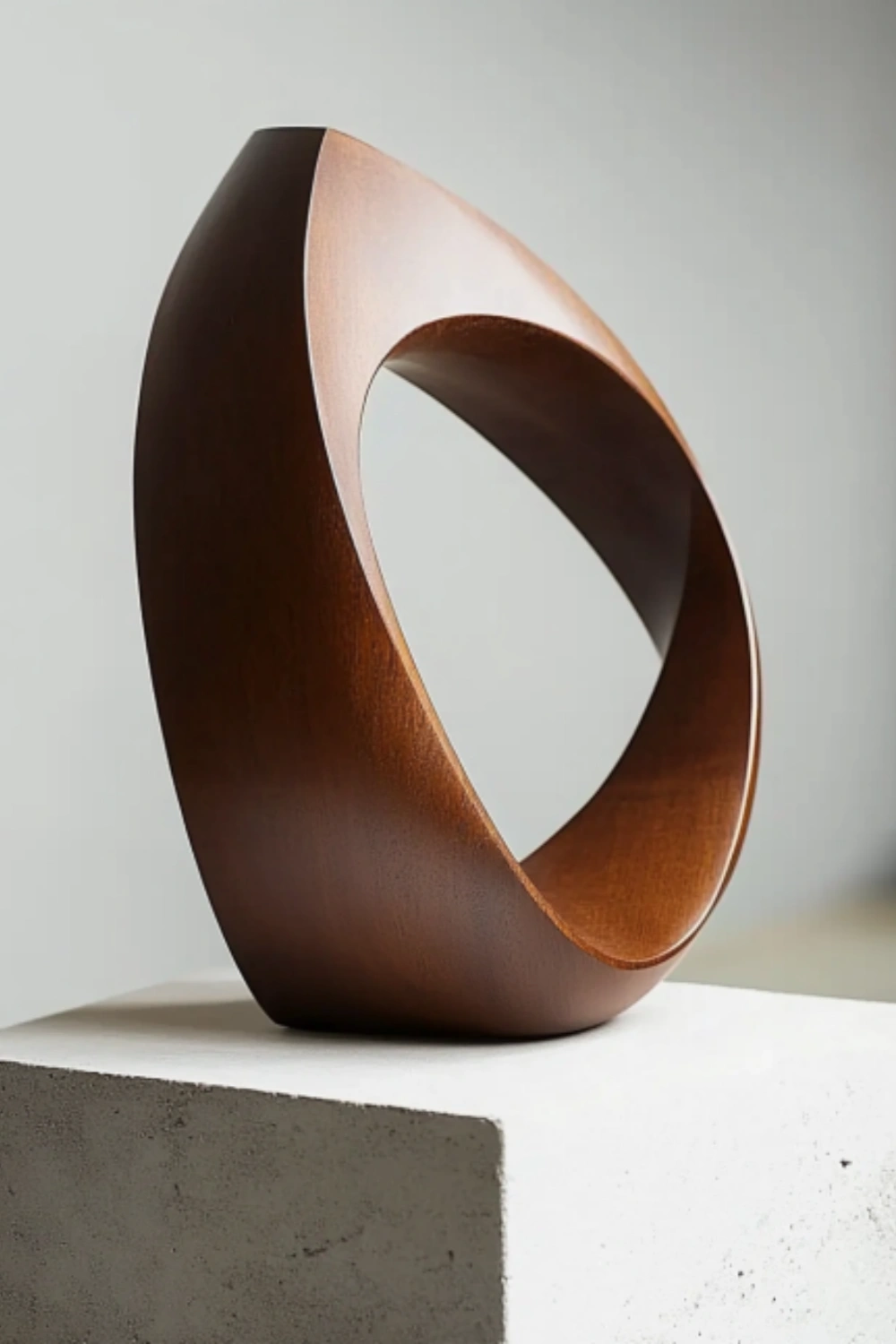Large Minimalist Wood Sculpture #ACF 007