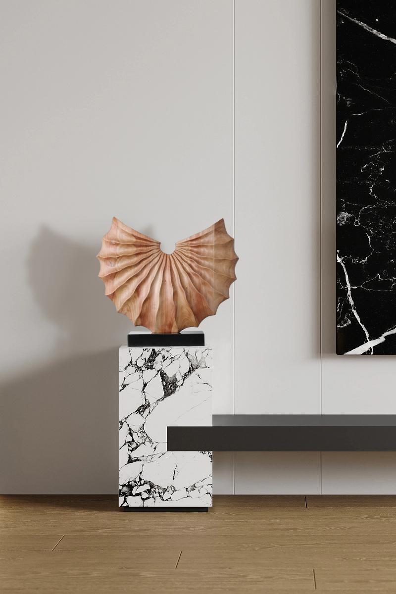 Inspired Abstract Wooden Sculpture #AWS 017