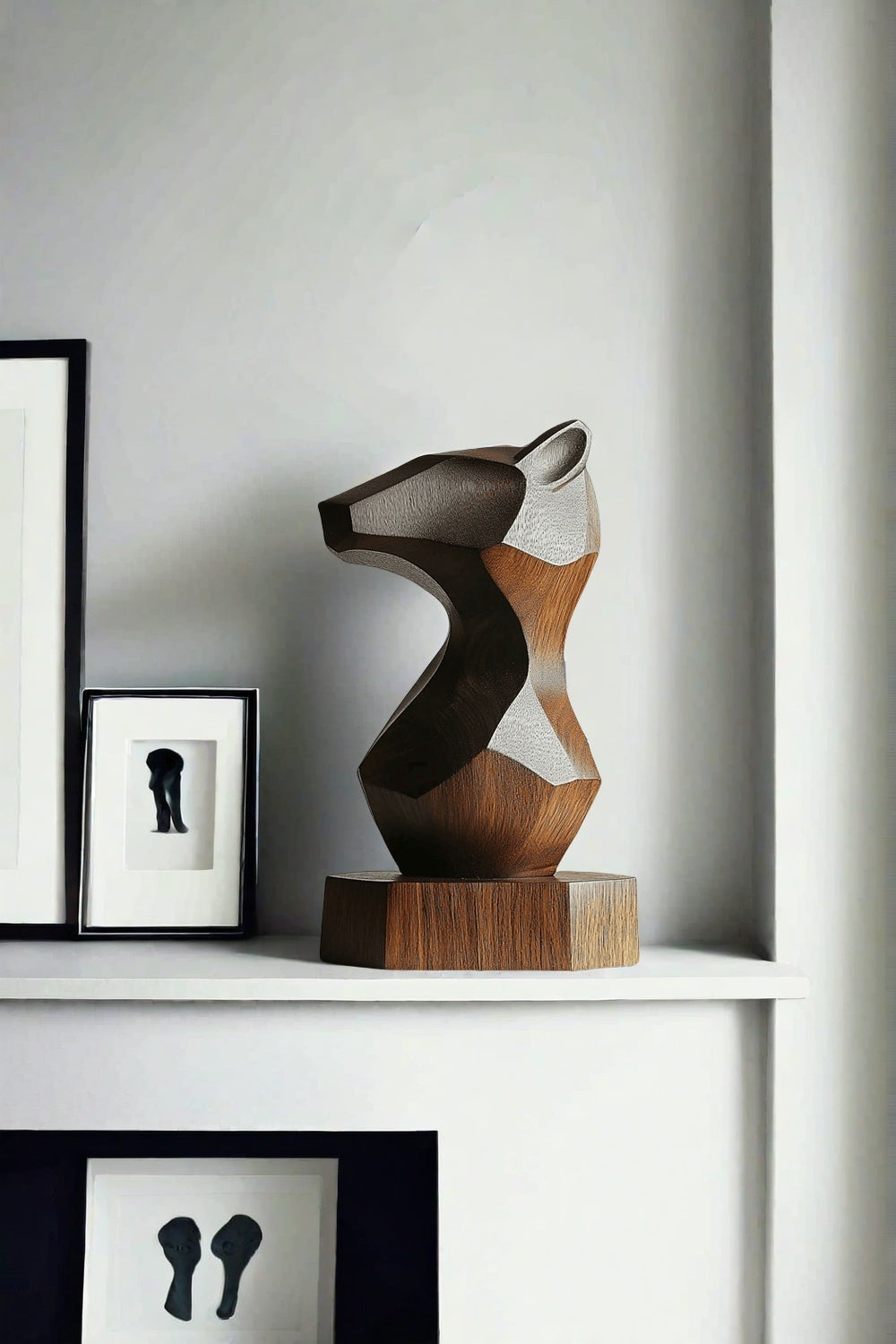 Abstract Wooden Animal Sculpture #ACF 048