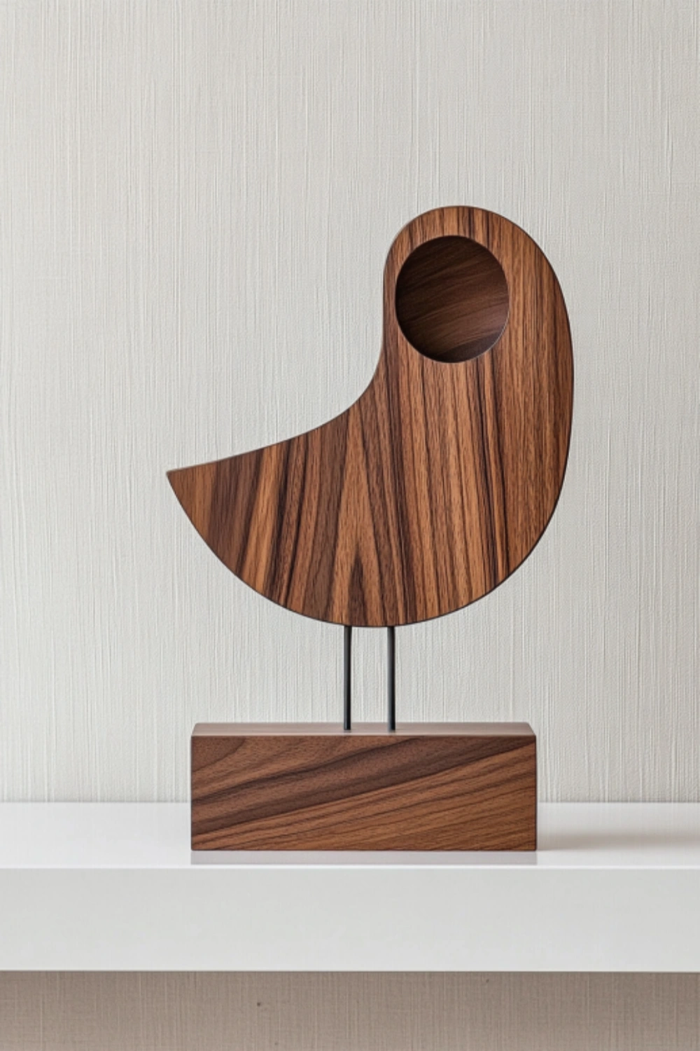 Abstract Wooden Bird Sculpture #ACF 059