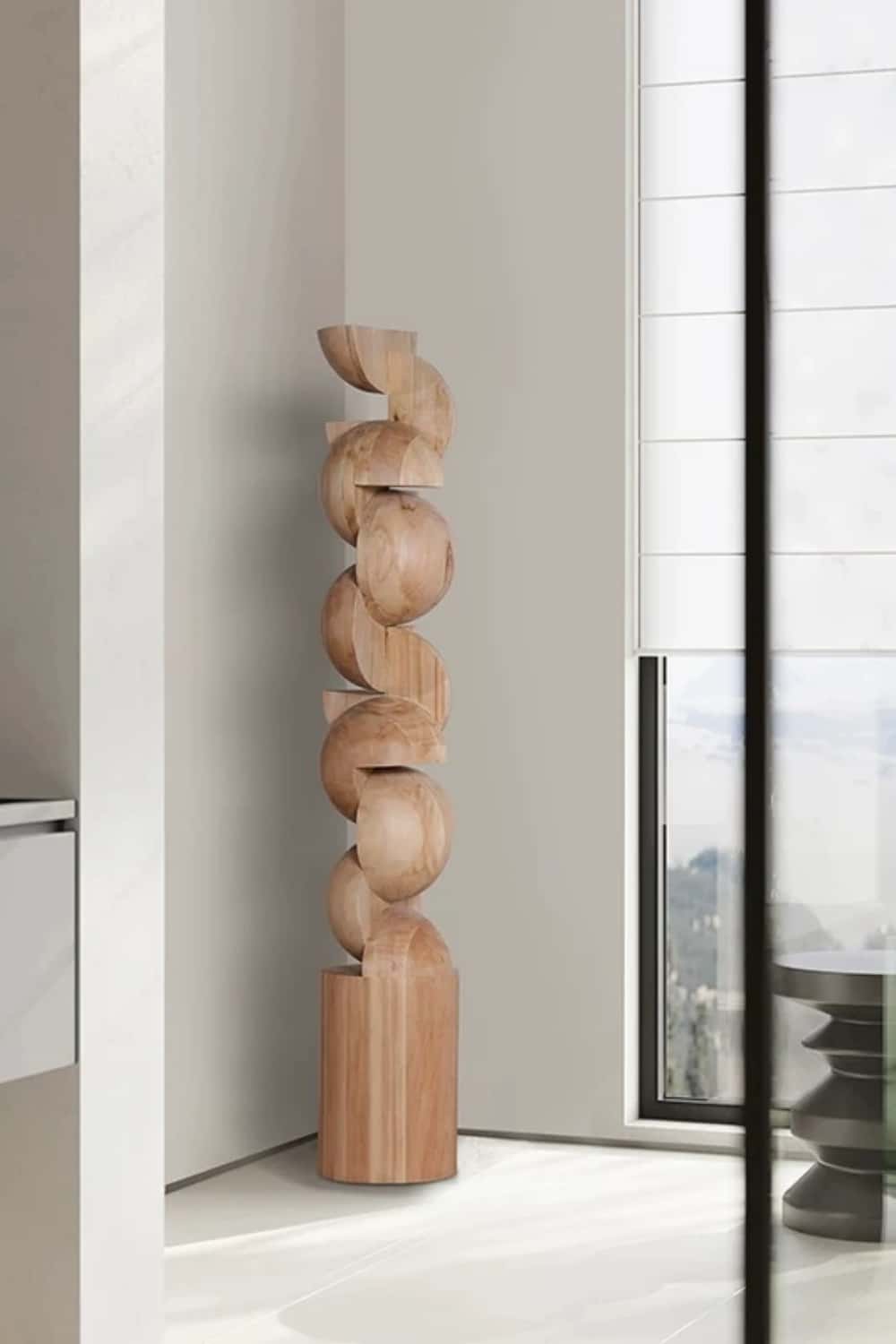 Large Minimalist Geometric Sculpture #ACF 004