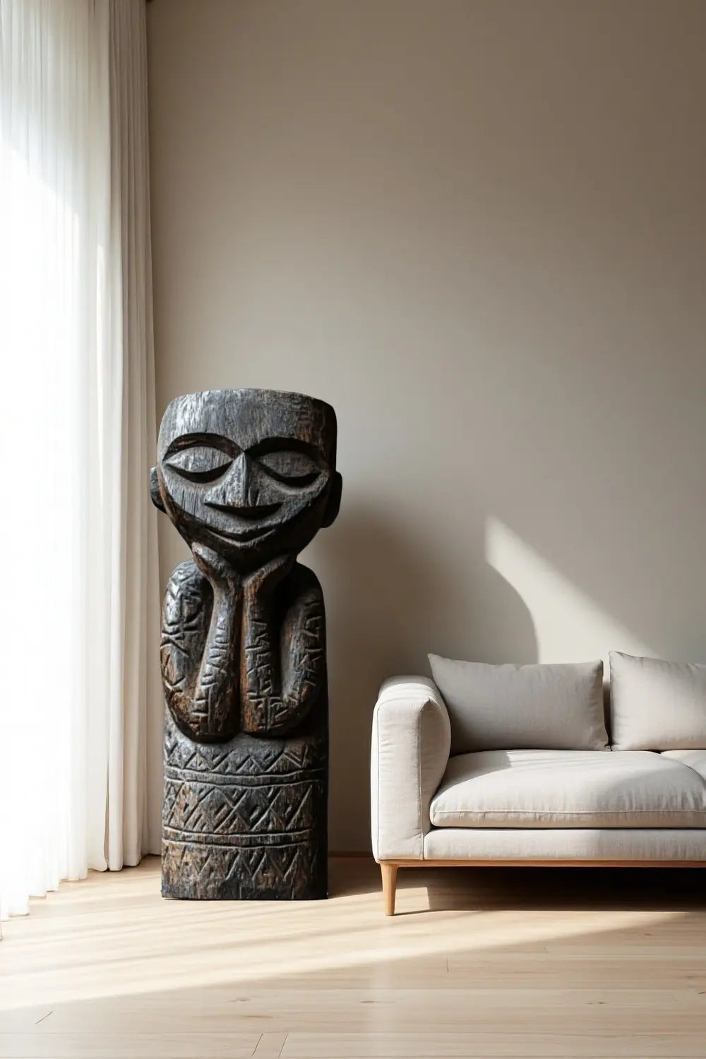 Large Tribal Wooden Figure #ACF 014