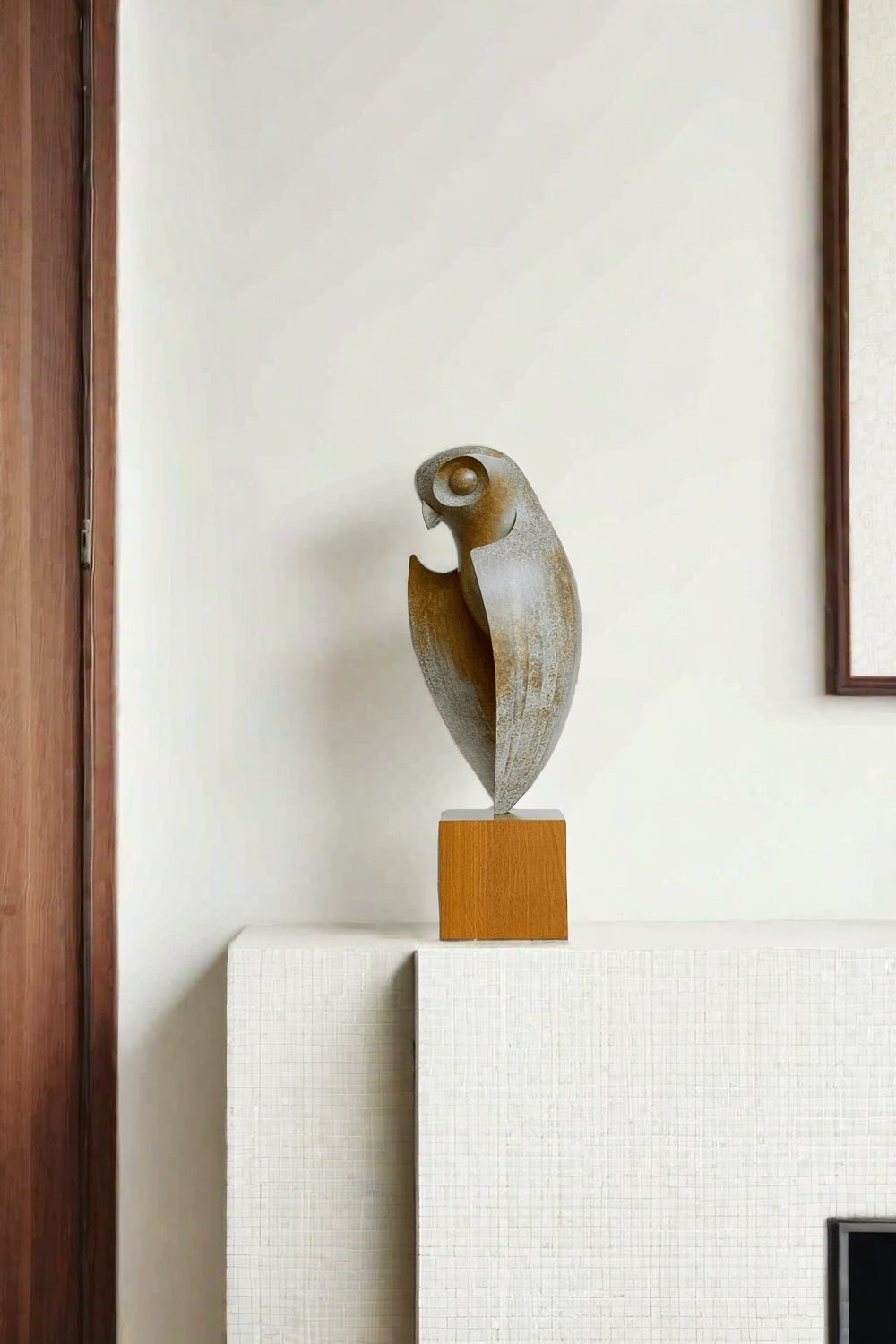 Large Modern Owl Sculpture #ACF 023