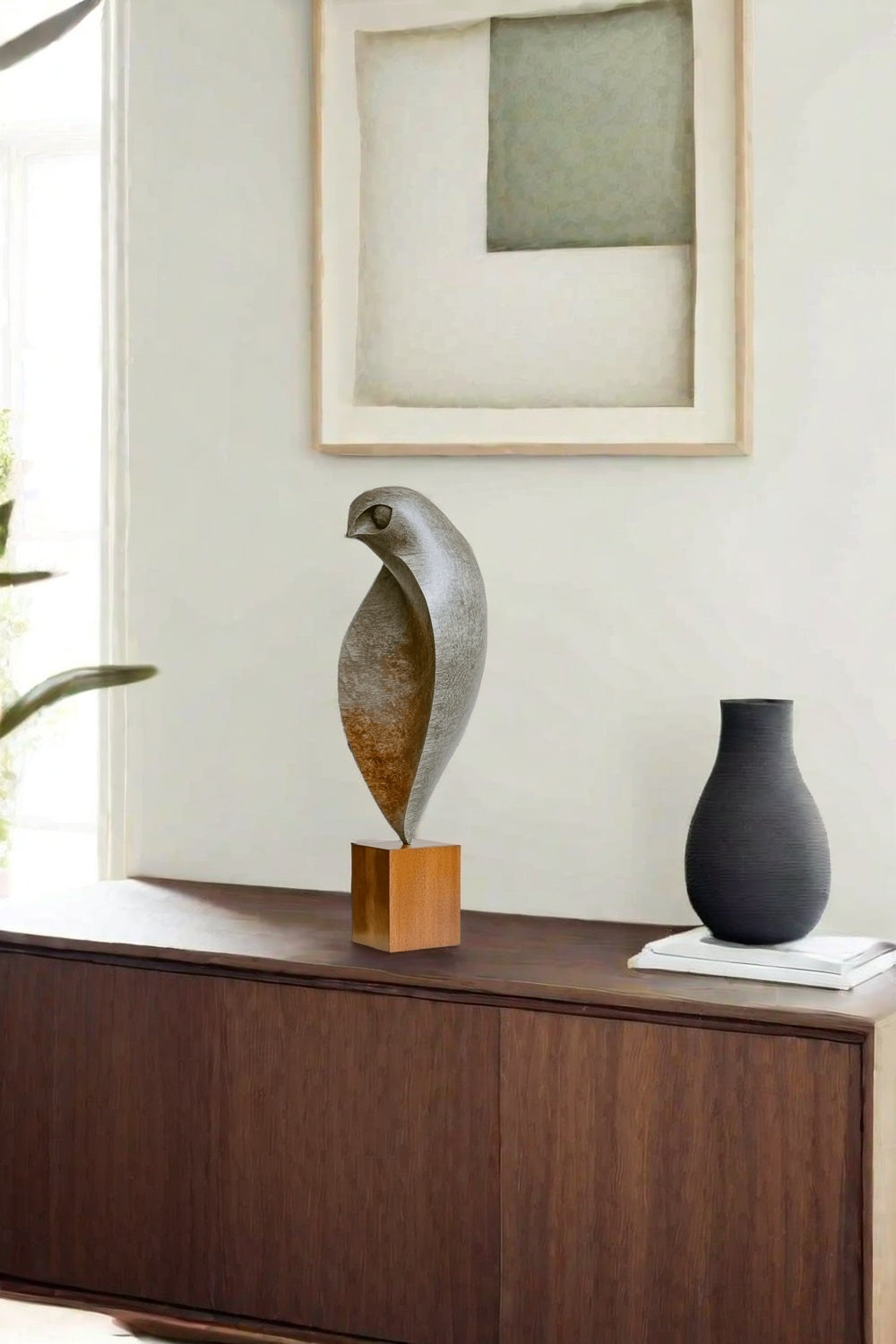 Minimalist Owl Sculpture Decor #ACF 024