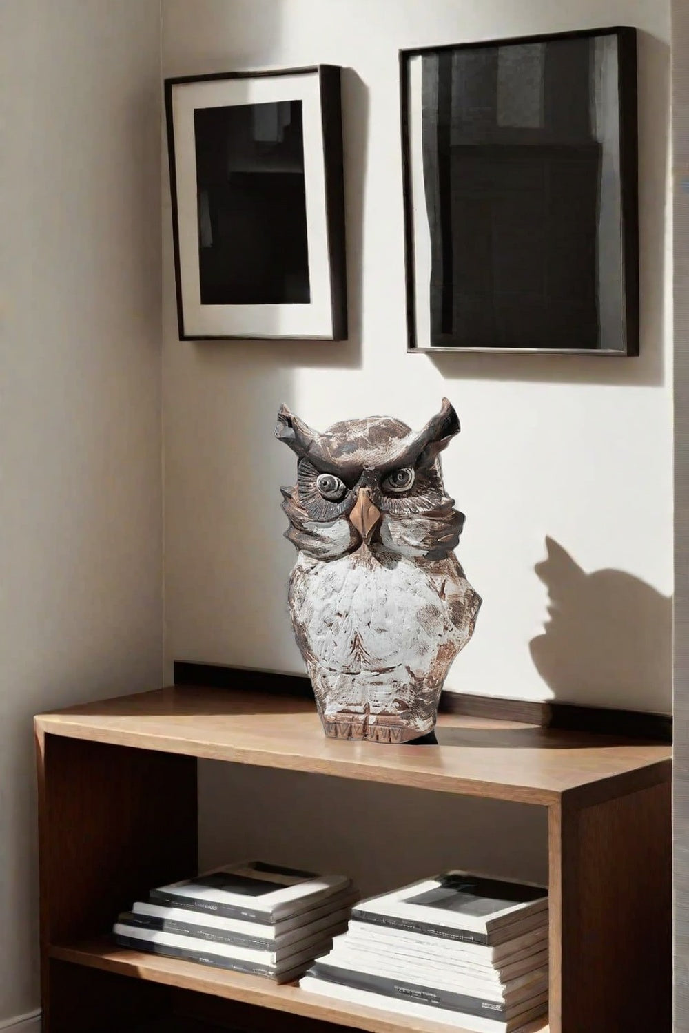 Large Rustic Owl Sculpture #ACF 019