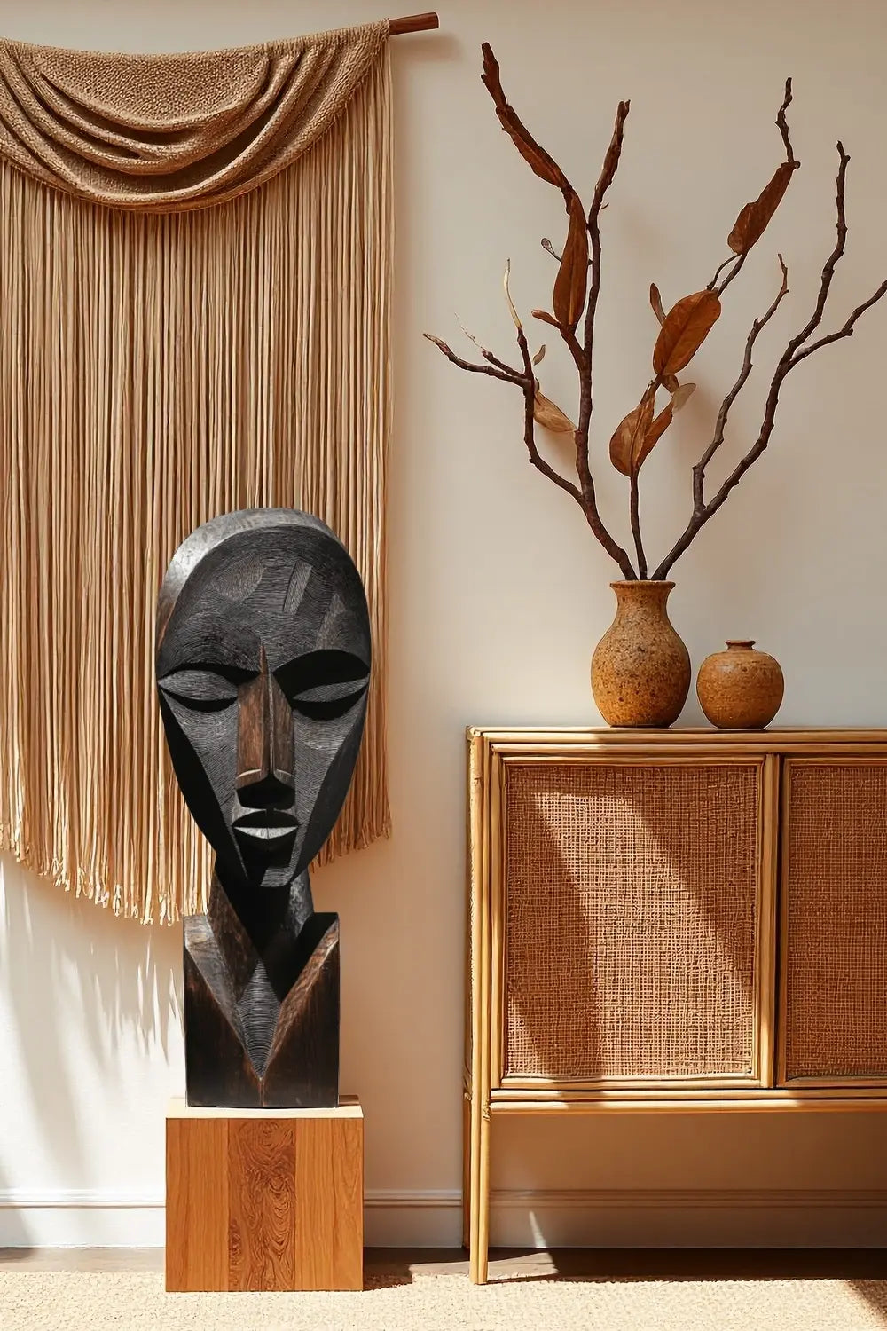 Large Contemporary Wooden Sculpture #ACF 011