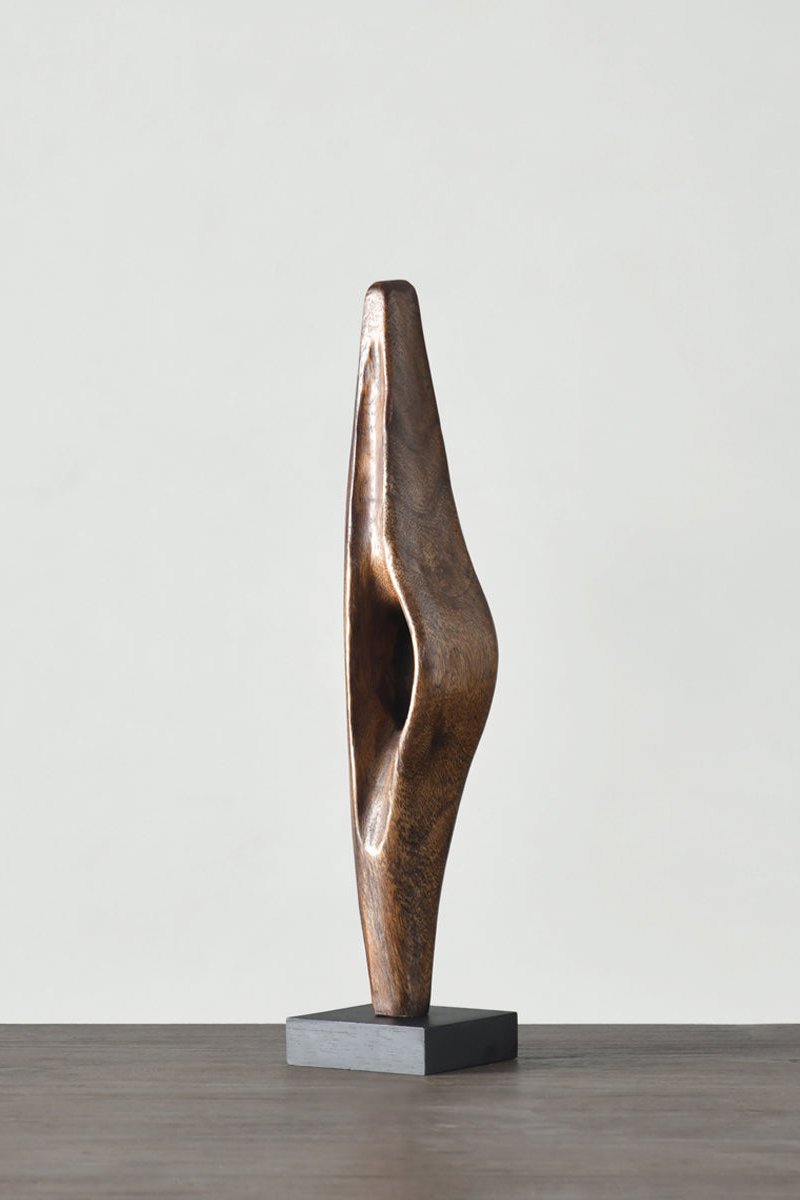 Organic Abstract Wooden Sculpture #AWS 013