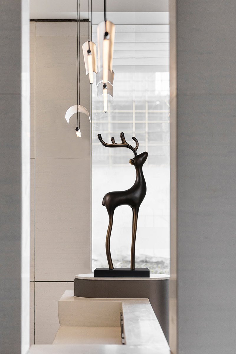 Modern Abstract Deer Sculpture #AWS 009