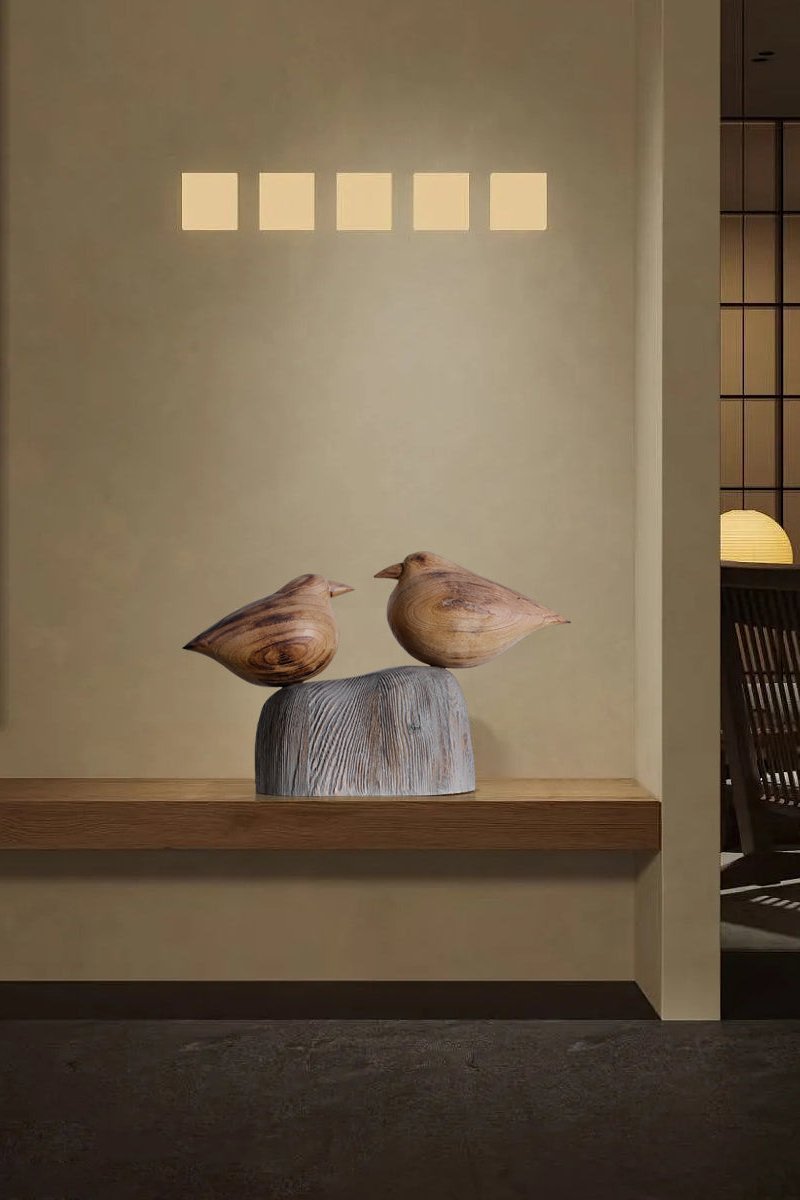 Abstract Wooden Bird Sculpture #AWS 011