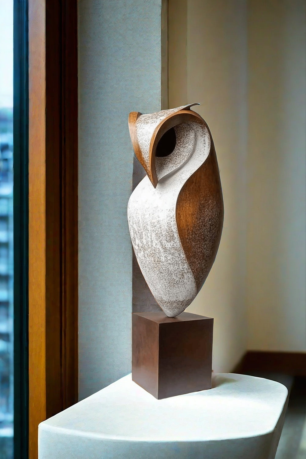Large Modern Owl Sculpture #ACF 022