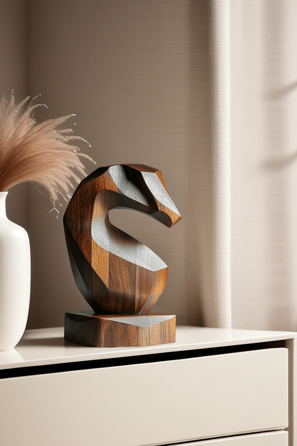 Abstract Horse Head Sculpture #ACF 041