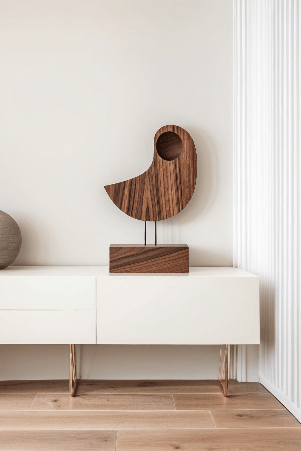 Abstract Wooden Bird Sculpture #ACF 059