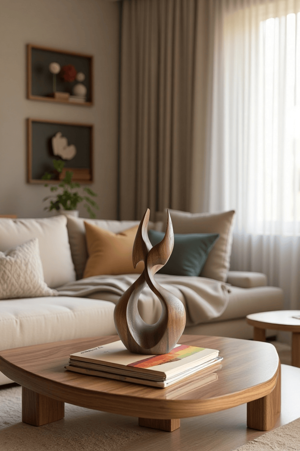 Abstract Wooden Bird Sculpture #ACF 068