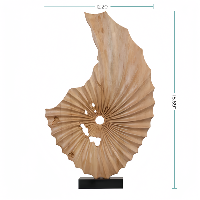 Organic Abstract Wooden Sculpture #AWS 014