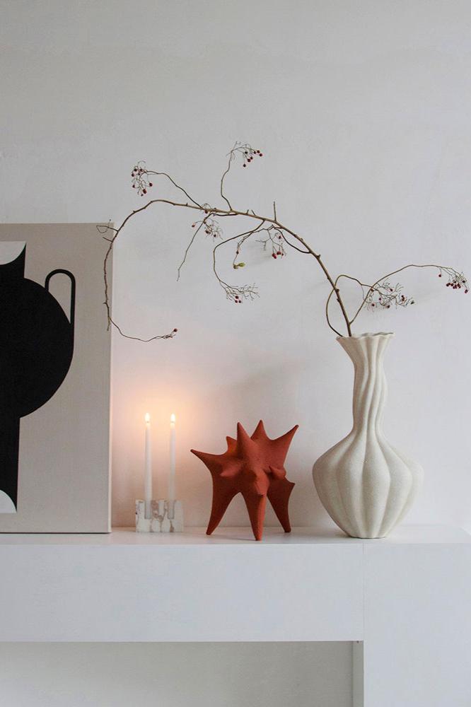 Organic Abstract Ceramic Sculpture #AWS 006