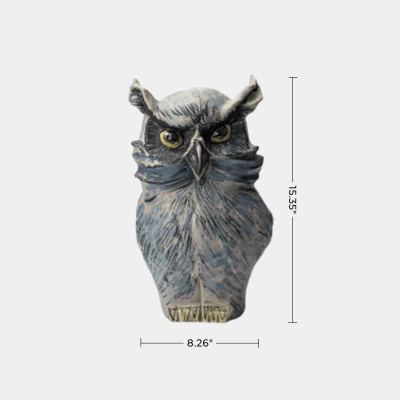 Large Neutral Owl Decor #ACF 020