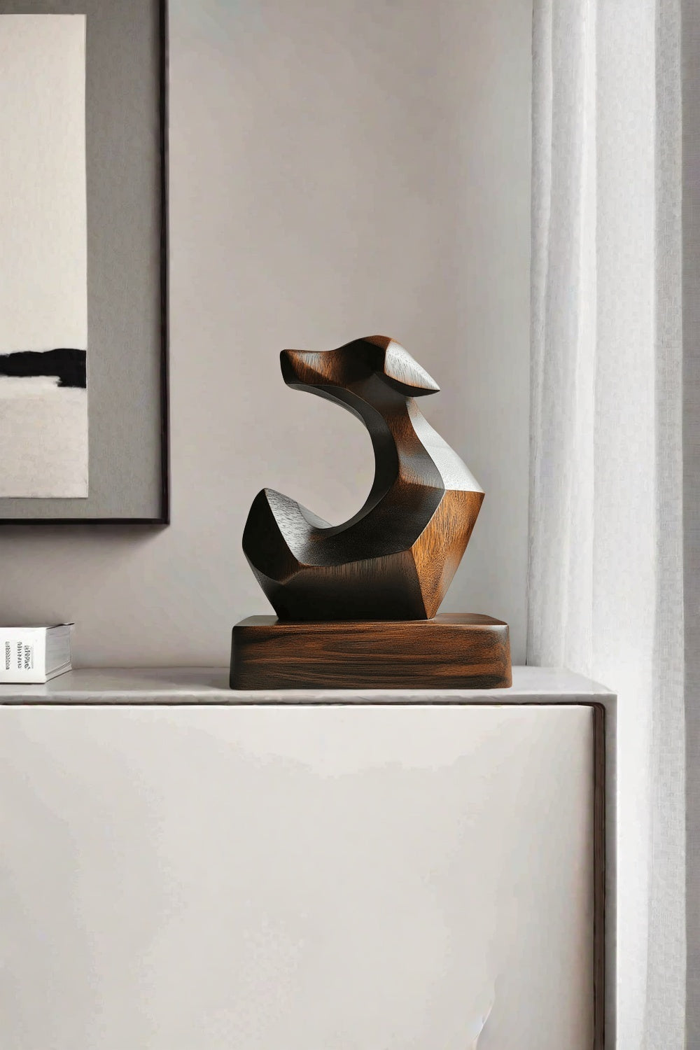 Modern Abstract Wooden Sculpture #ACF 049