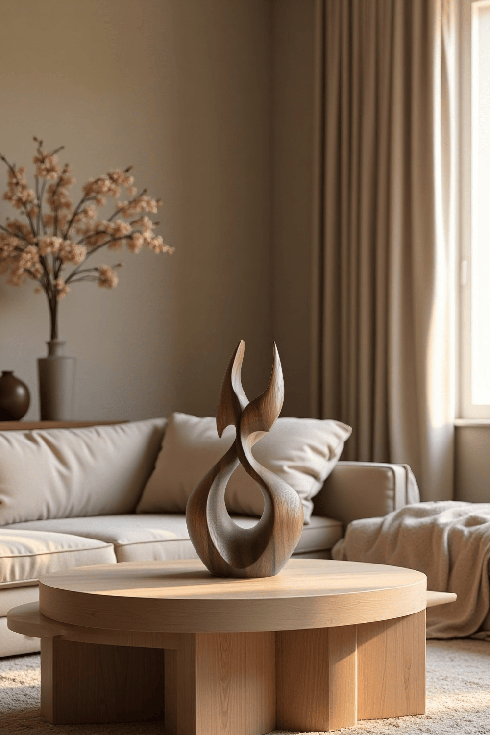 Abstract Wooden Bird Sculpture #ACF 068