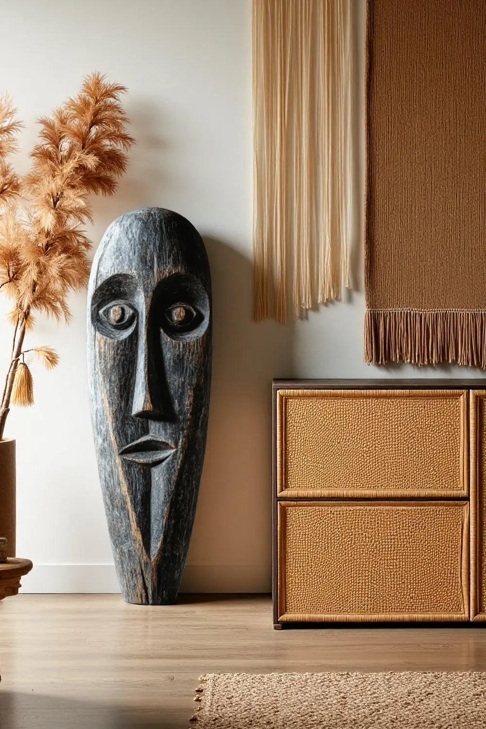 Large Tribal Wooden Mask #ACF 009