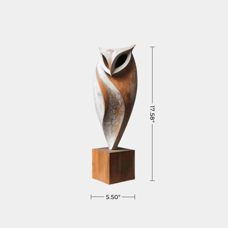 Large Minimalist Owl Statue #ACF 021