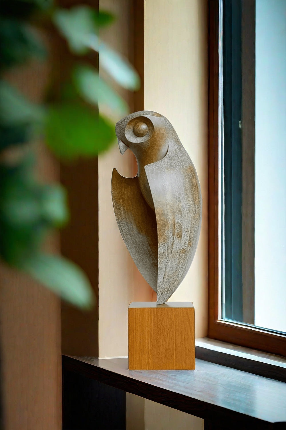 Large Modern Owl Sculpture #ACF 023