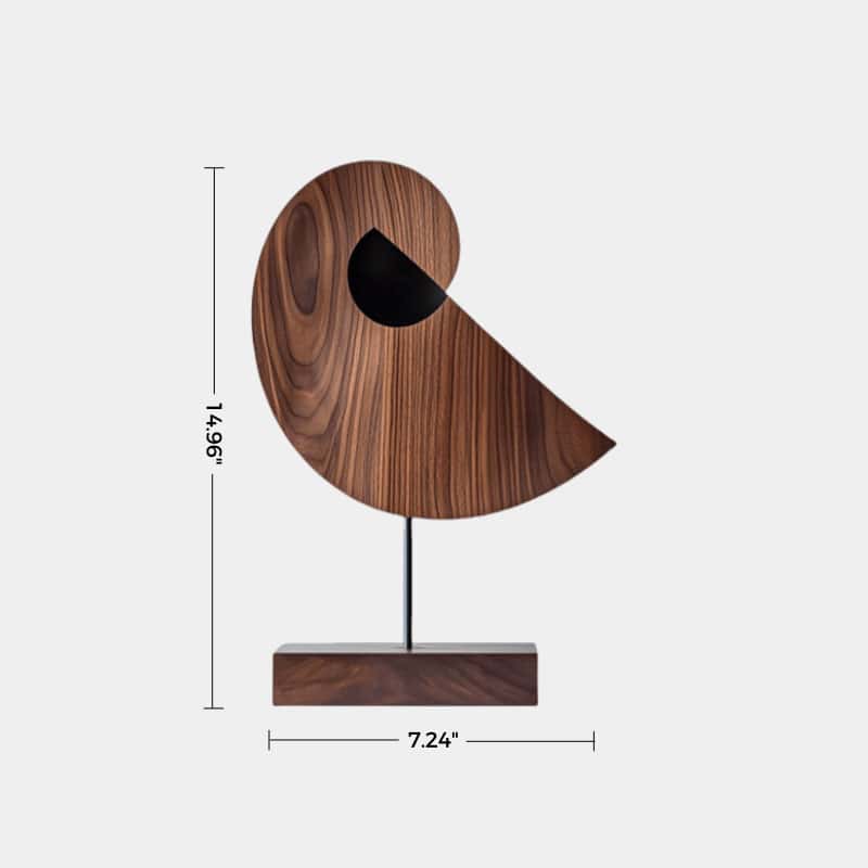 Minimalist Wooden Bird Sculpture #ACF 061