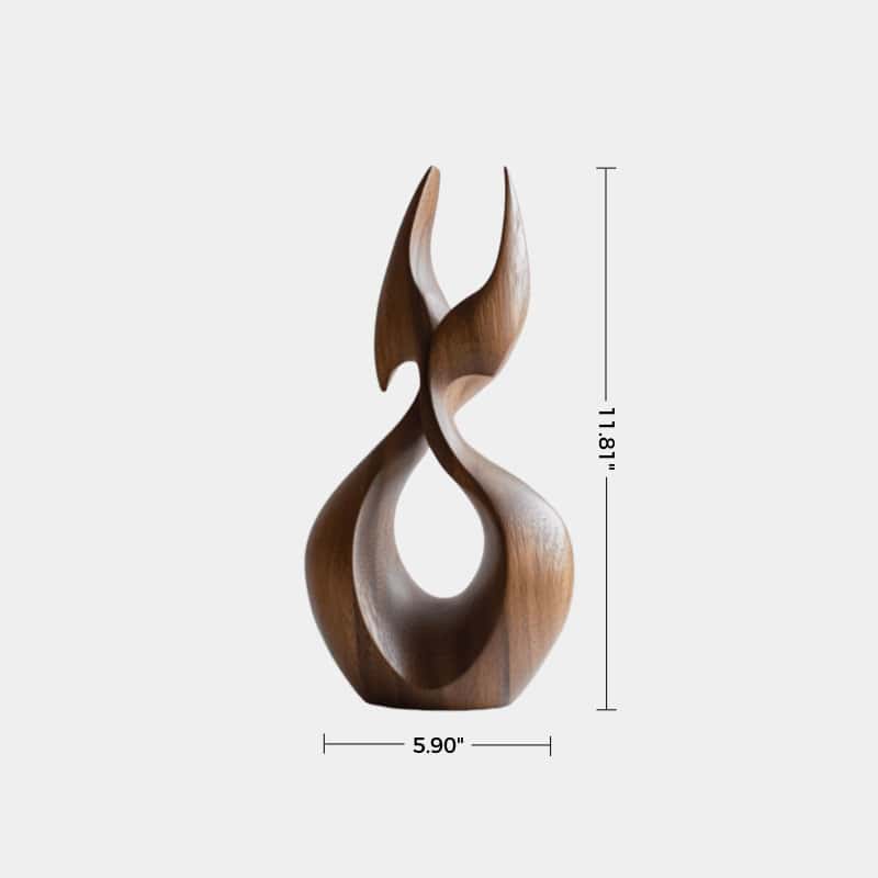 Abstract Wooden Bird Sculpture #ACF 068