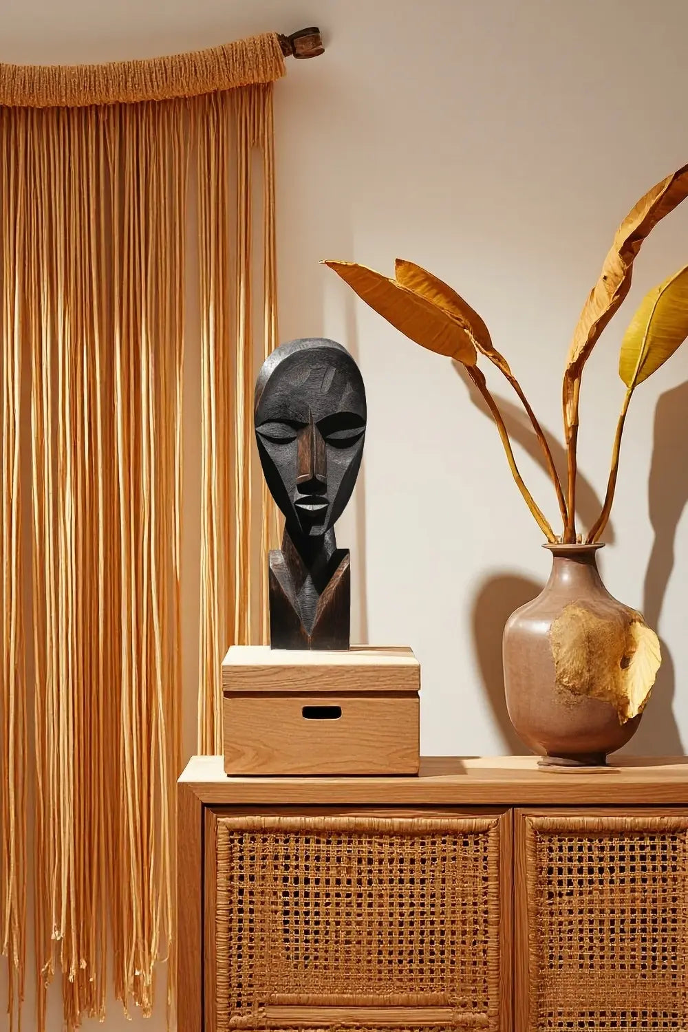 Large Contemporary Wooden Sculpture #ACF 011