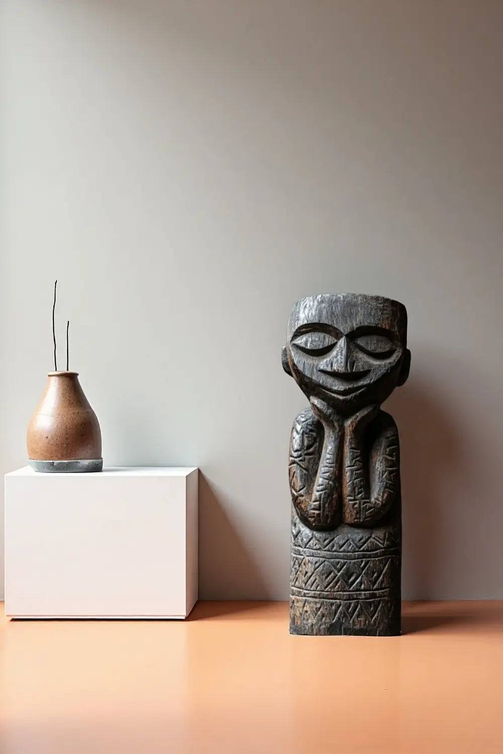 Large Tribal Wooden Figure #ACF 014