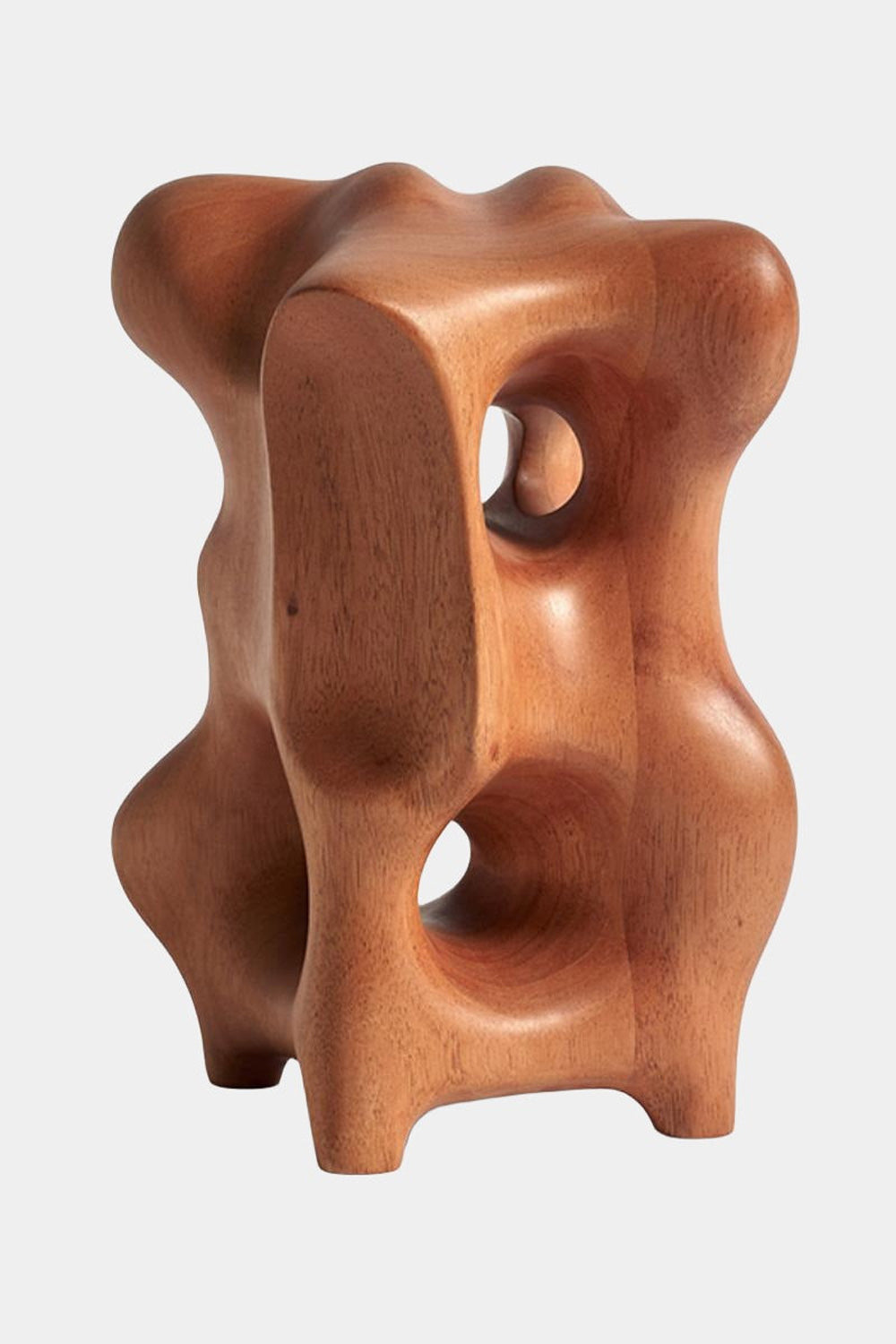 Geometric Abstract Wooden Sculptur #AWS 019