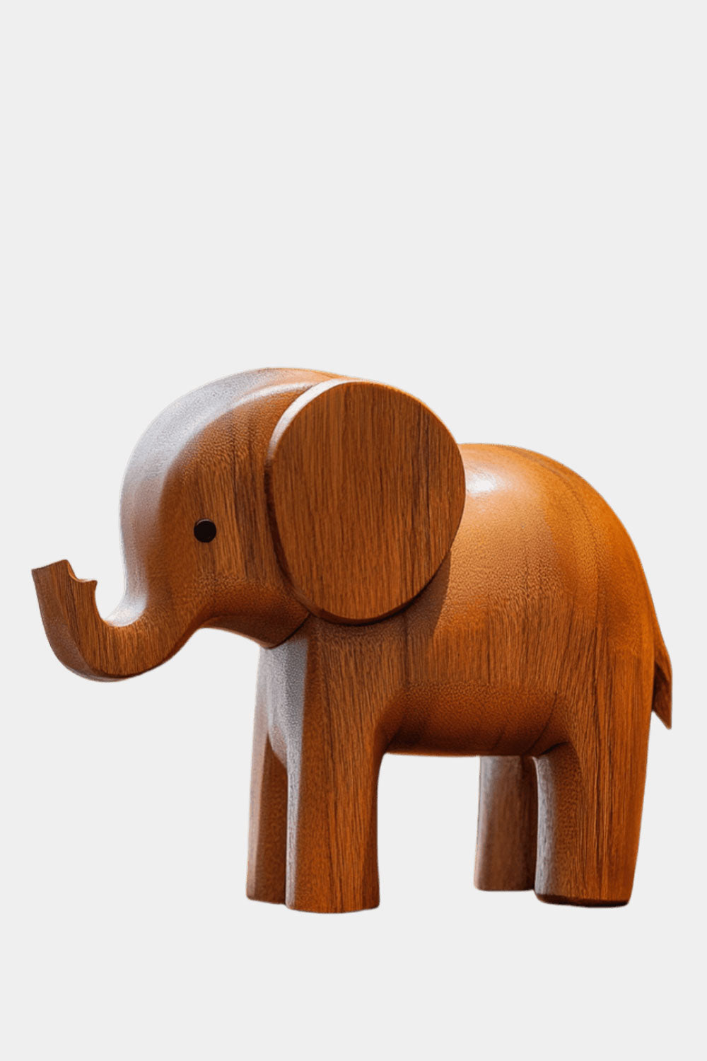 Scandinavian Wooden Elephant Sculpture #ACF 039