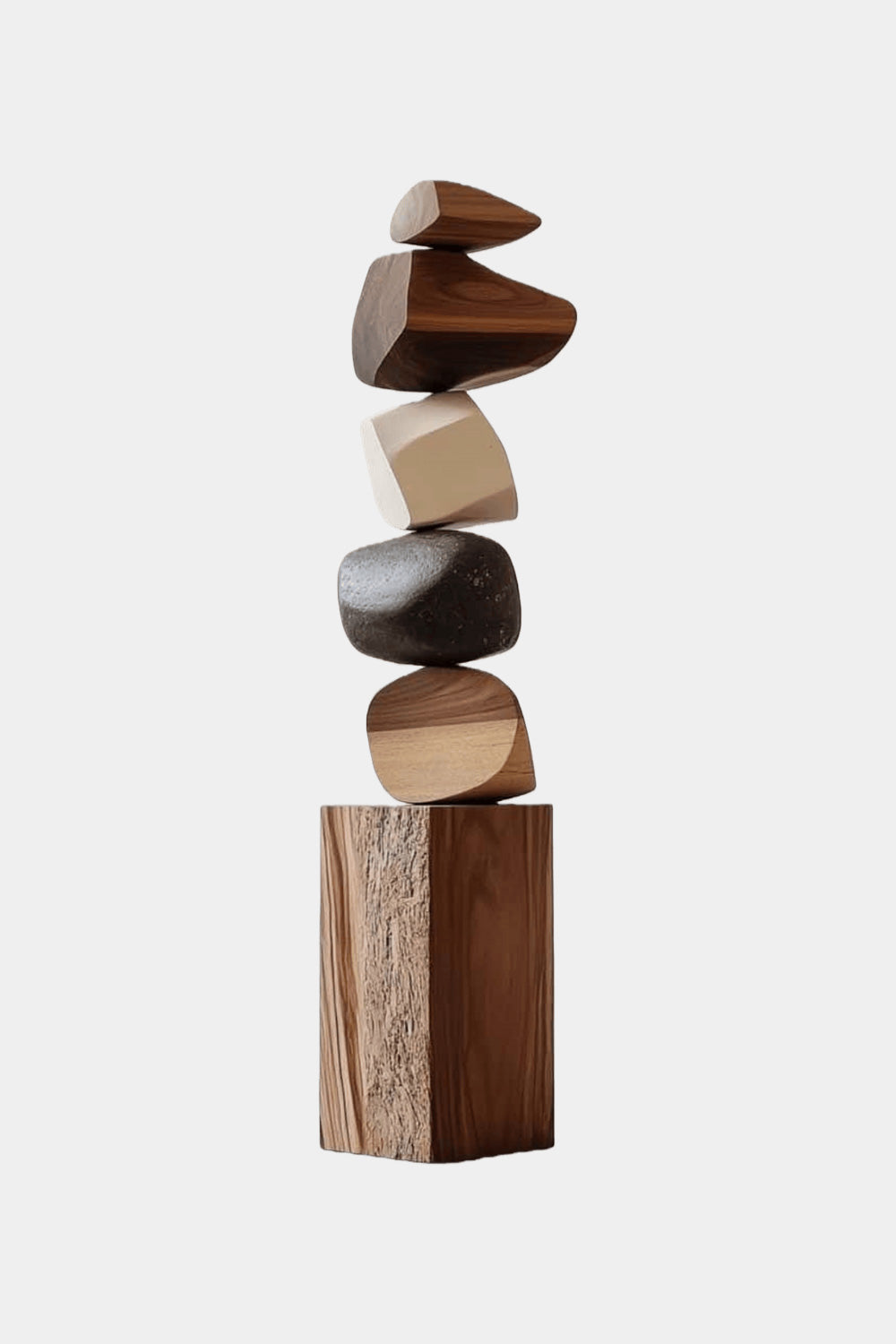 Modern Abstract Wood Sculpture #ACF 001