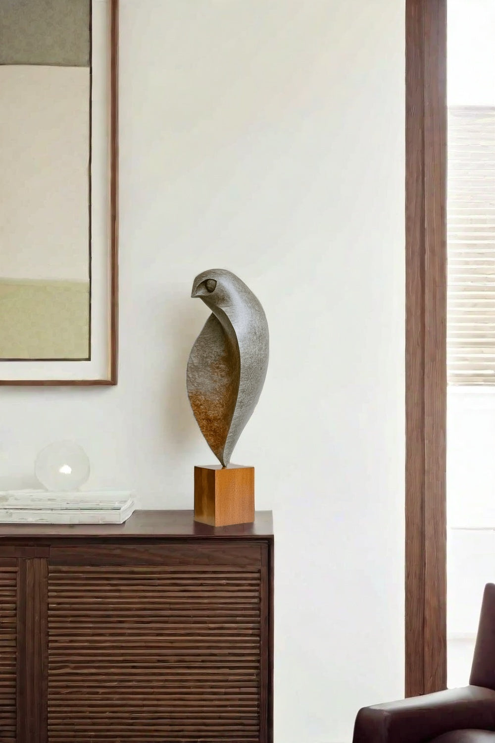 Minimalist Owl Sculpture Decor #ACF 024