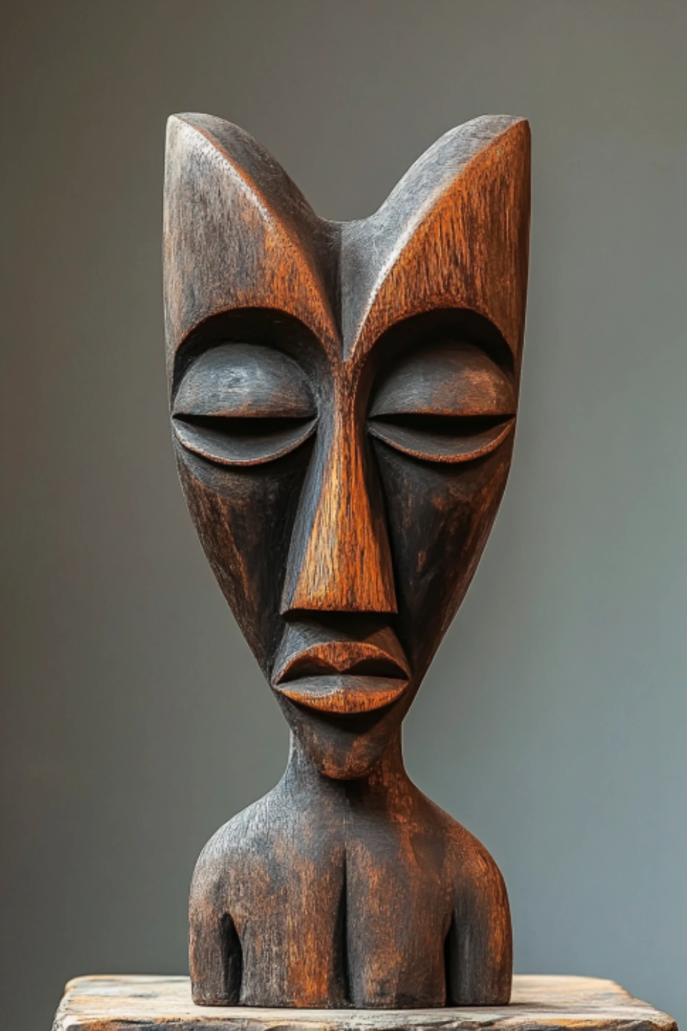 Large Tribal Wooden Mask #ACF 008