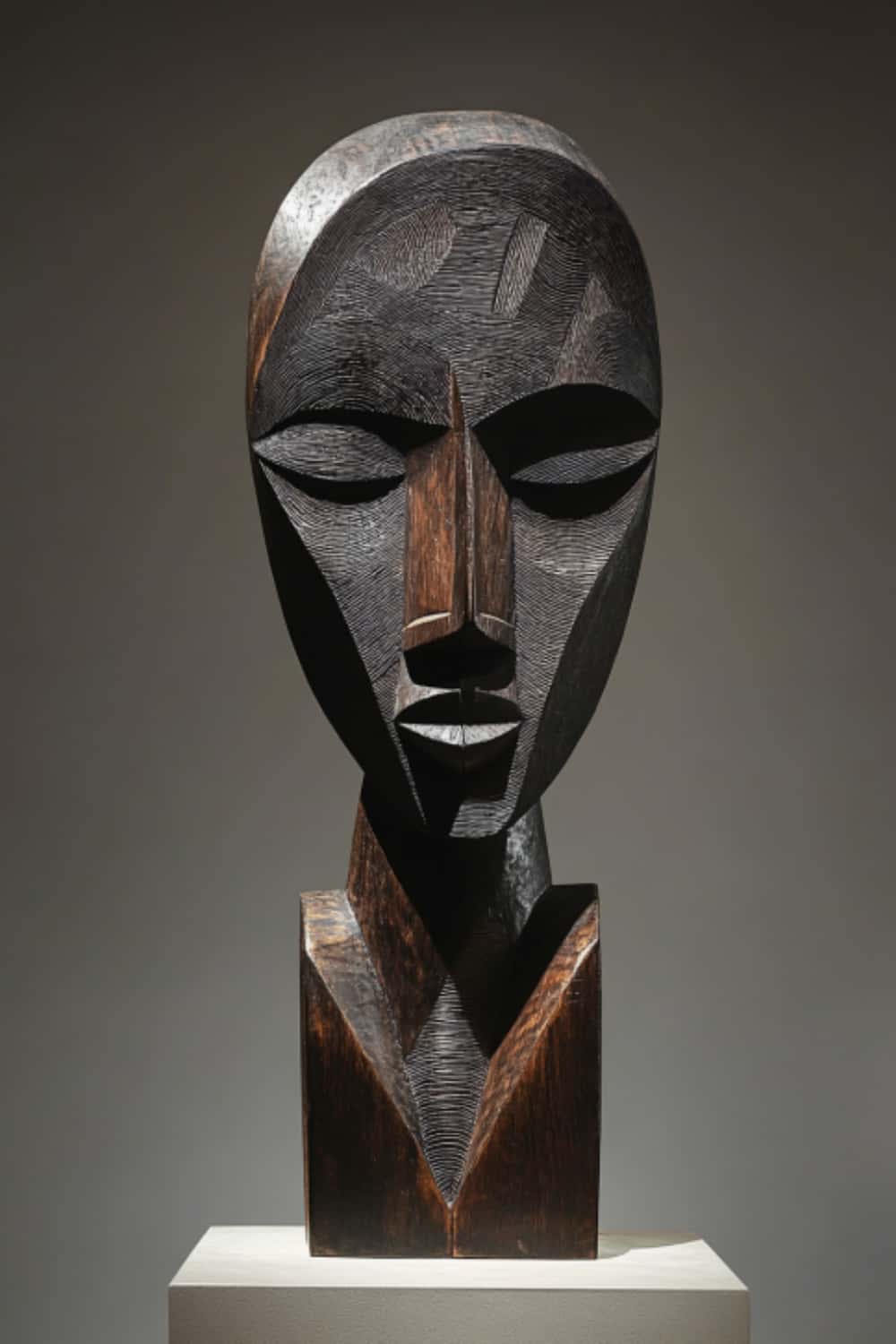 Large Contemporary Wooden Sculpture #ACF 011
