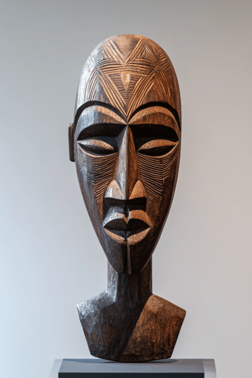 Large Ethnic Wooden Sculpture #ACF 012