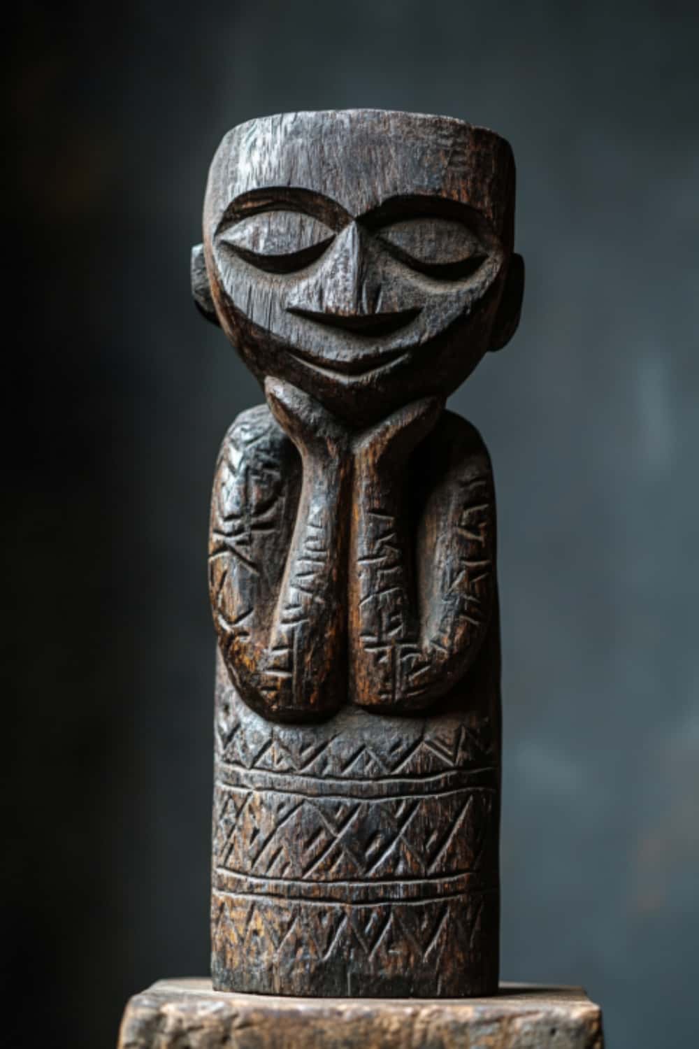Large Tribal Wooden Figure #ACF 014