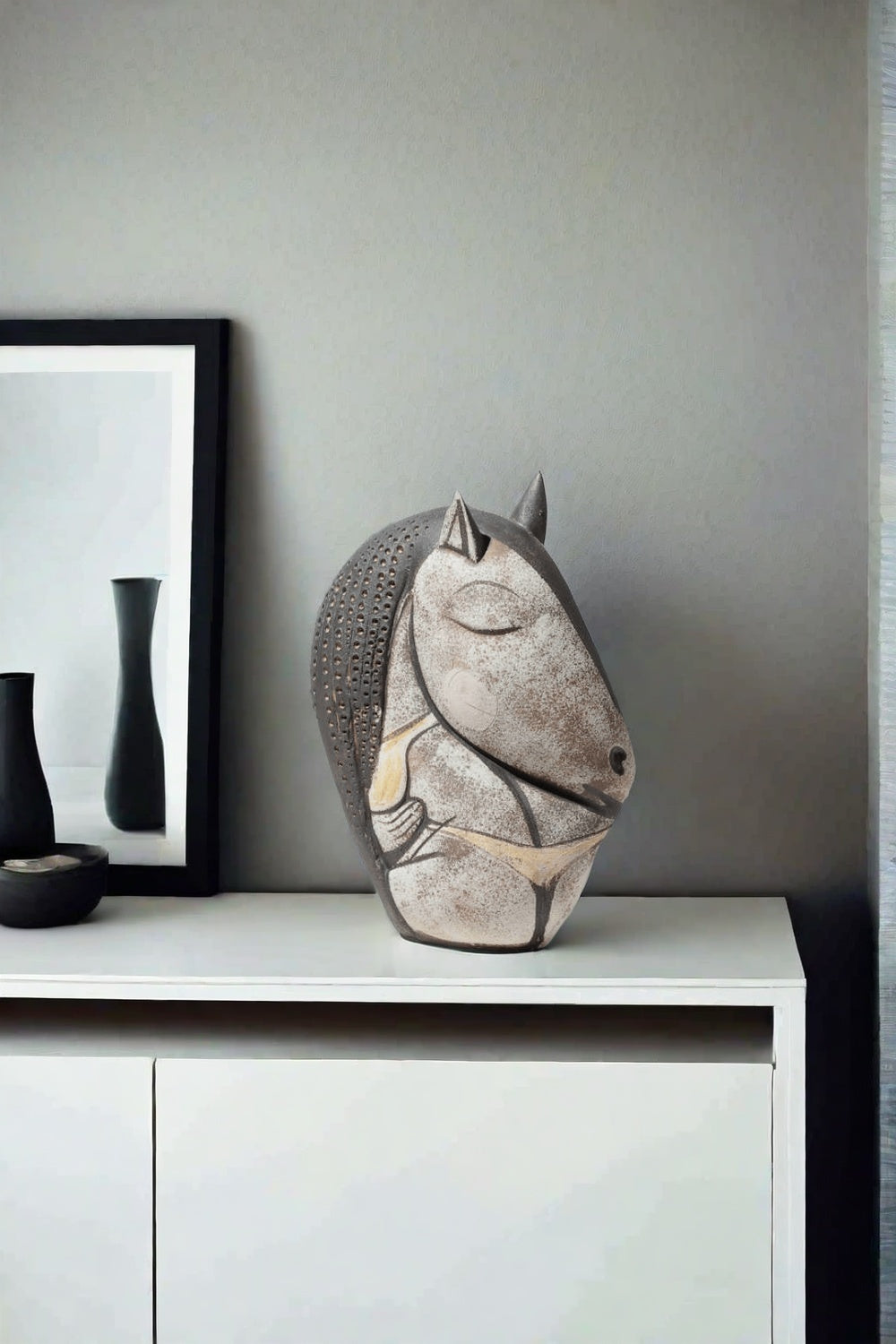 Large Minimalist Horse Sculpture #ACF 017