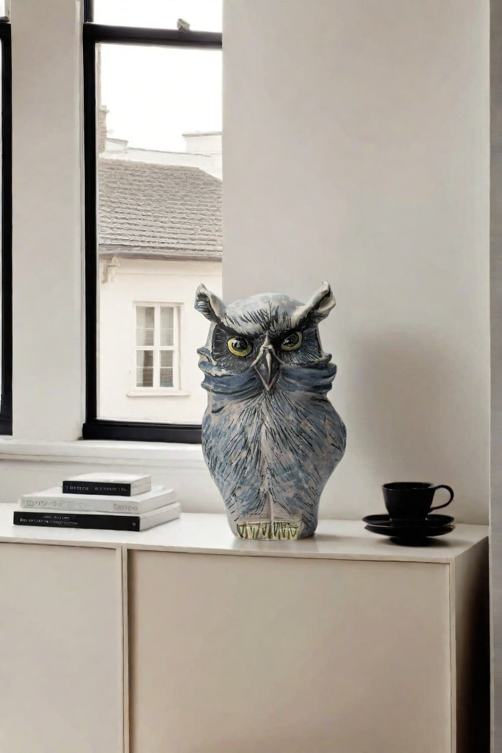 Large Neutral Owl Decor #ACF 020