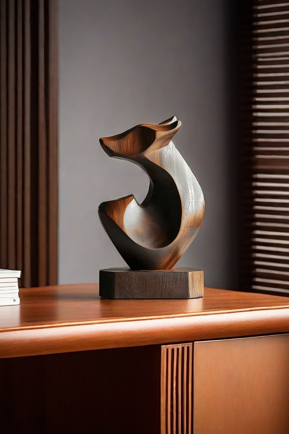 Abstract Wooden Animal Sculpture #ACF 040